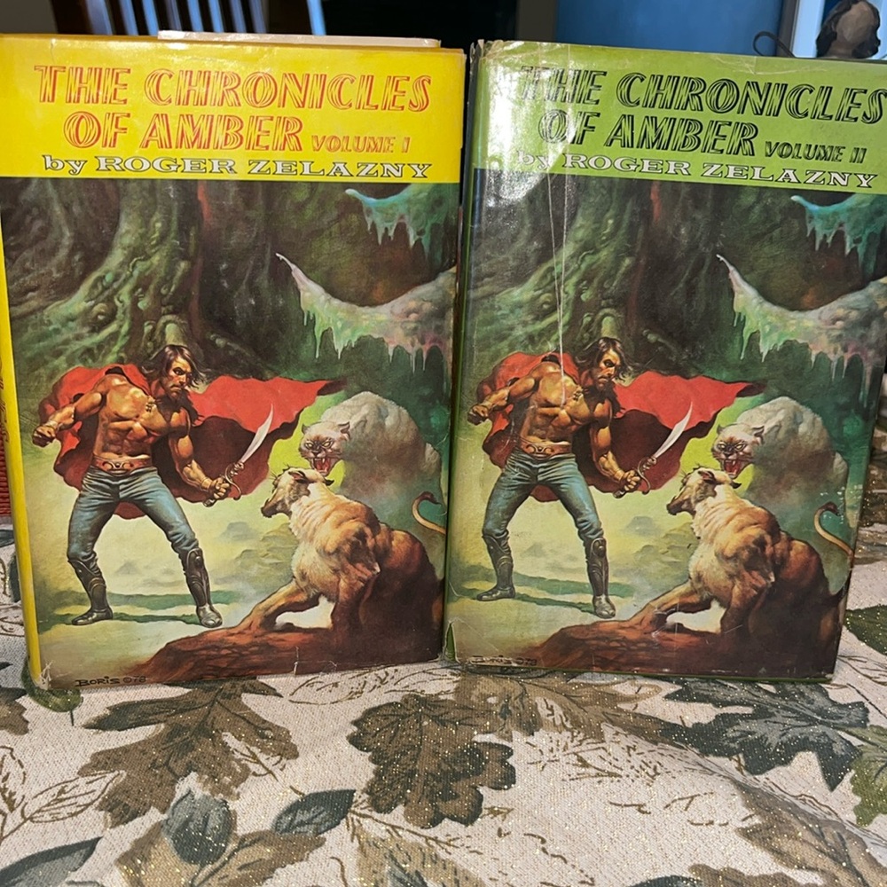 The Chronicles Of Amber Volumes I & II - Roger Zelazny  Set of 2 Books Vintage